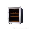 Персонализиран десктоп Директно охлаждане 12 бутилки Хладилник за вино